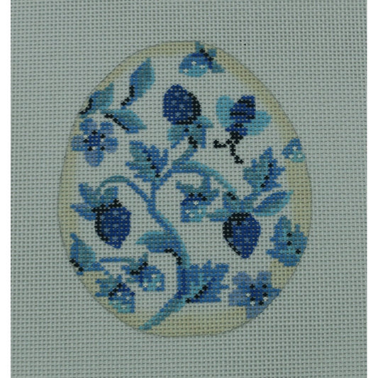 Blue Strawberries Egg