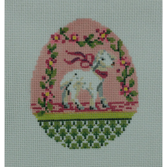 Pink Garland Lamb Egg