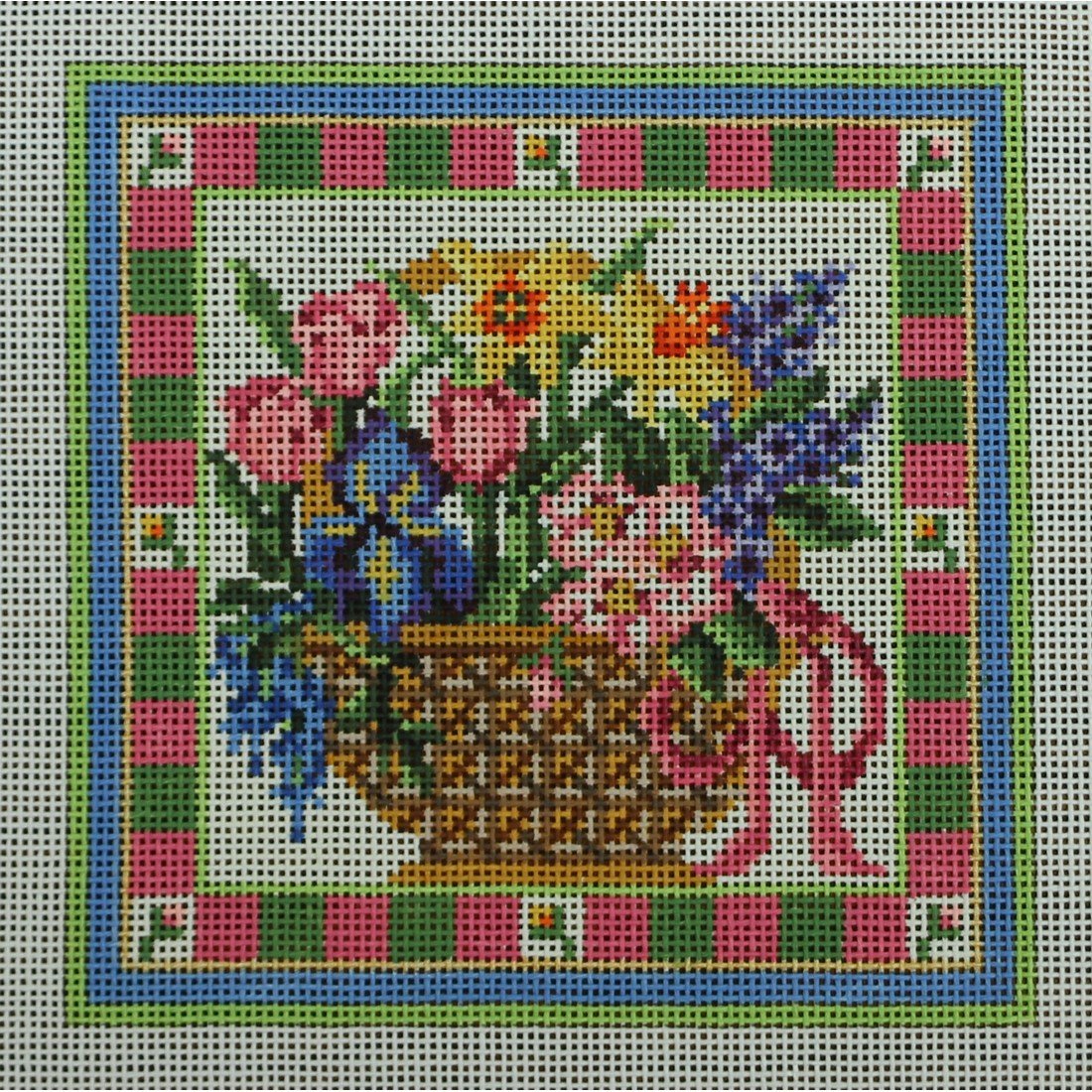 Spring Flowers Basket