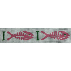 Bonefish Belt, Pink & Green