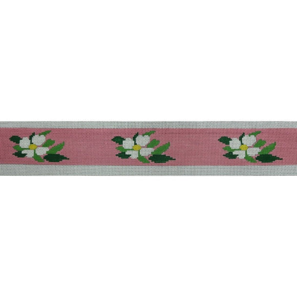 White Dogwood on Pink Belt