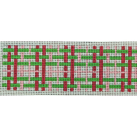 Pink & Green Plaid Belt, 13 mesh