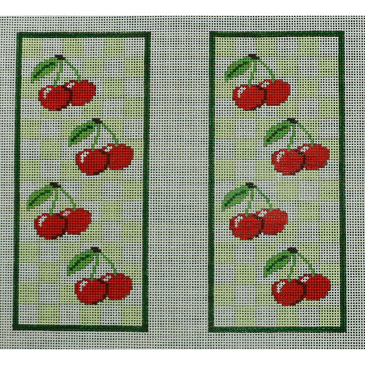 Cherries on Green Checks