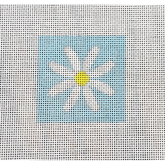 Daisy on Light Blue