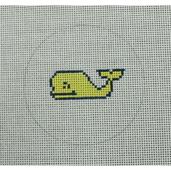 Yellow Whale Mini Round