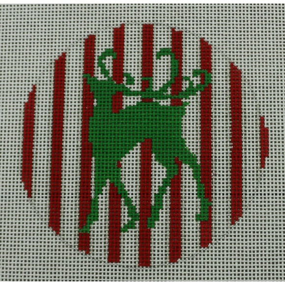 Green Reindeer, Red Stripe