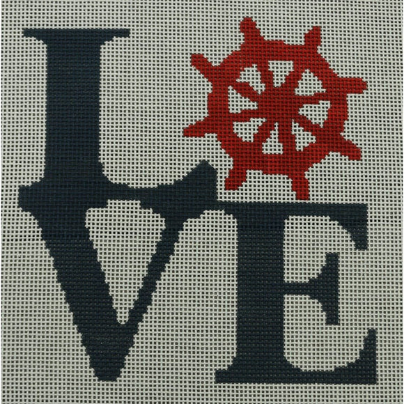 Love with Ship Wheel