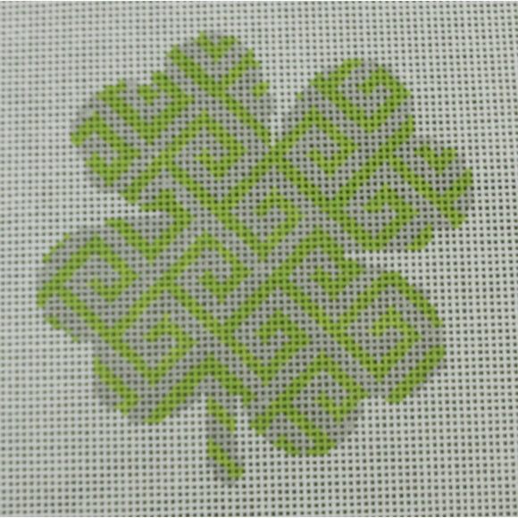 Greek Key Shamrock