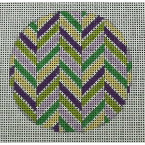 Chevron Purples/Greens/Yellow