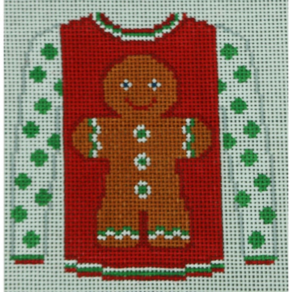 Gingerbread Boy on Red