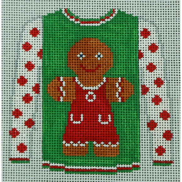 Gingerbread Girl on Green