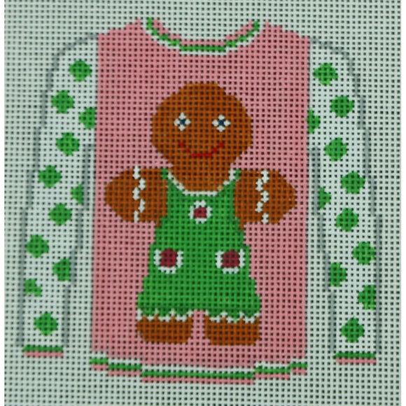 Gingerbread Girl on Pink