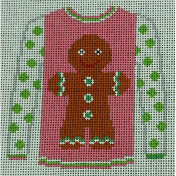 Gingerbread Boy on Pink