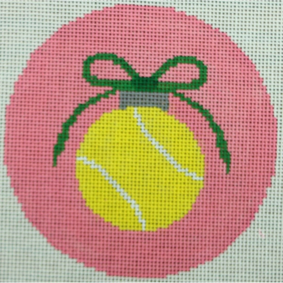 Tennis Ball on Pink