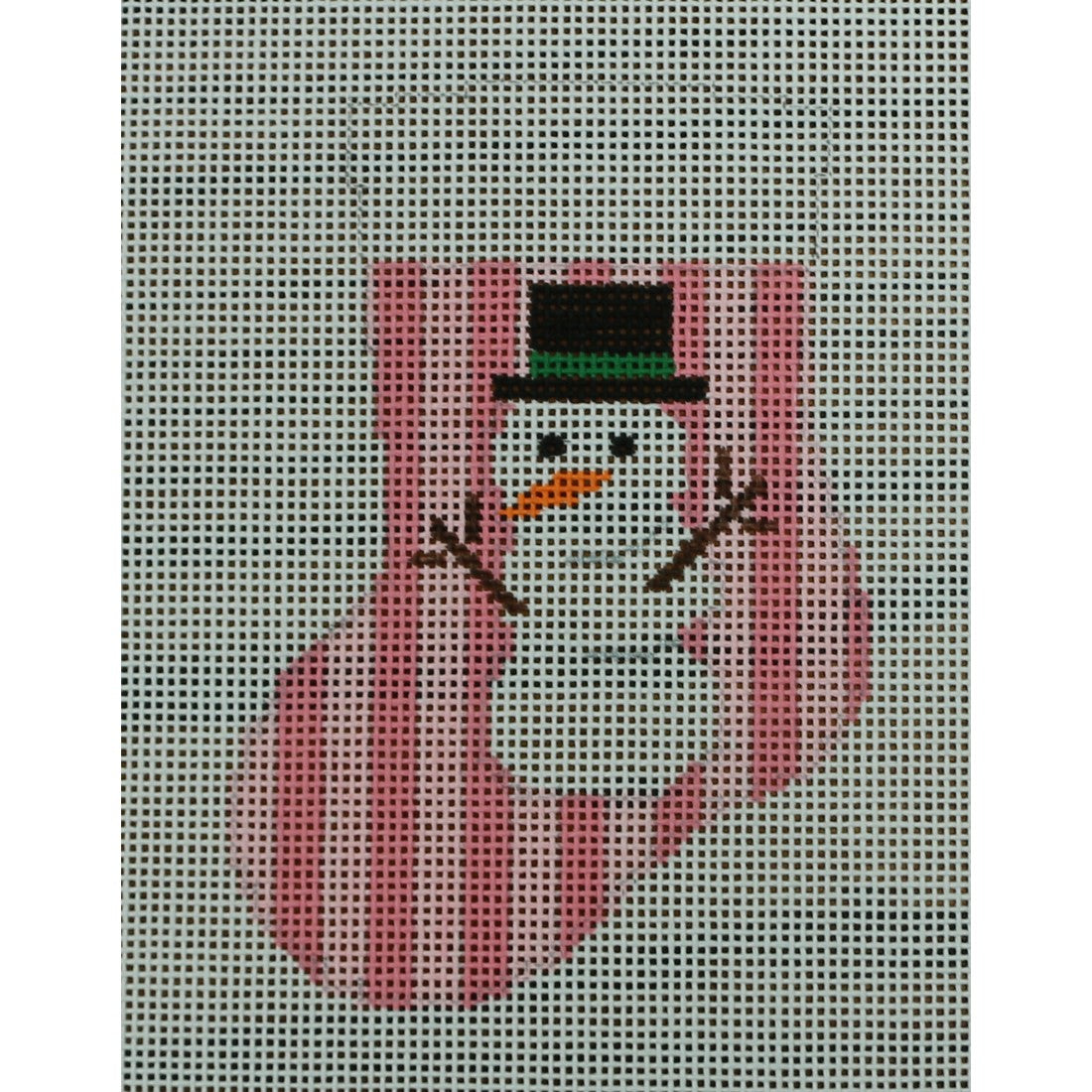 Snowman on Pink