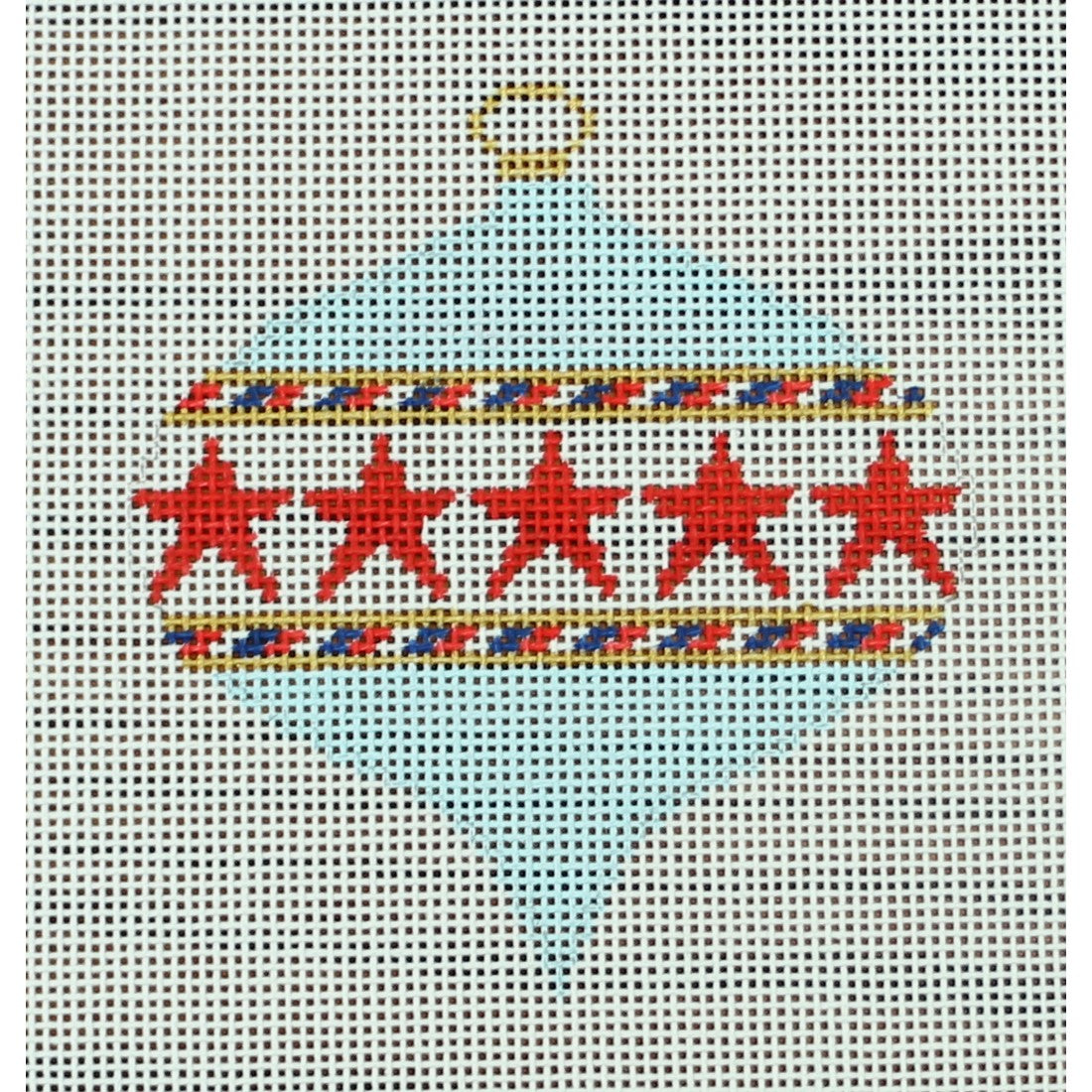 Red Stars on Lt. Blue