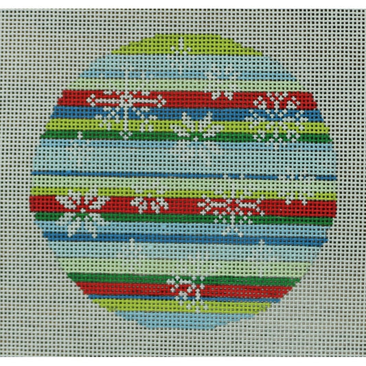 Snowflakes, blue, green