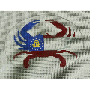 Georgia State Flag Crab