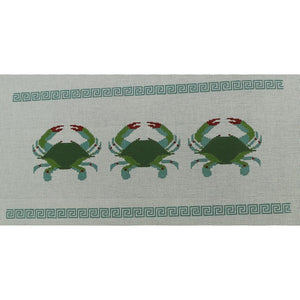 3 Crabs, Greek Key Border