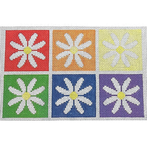 Daisy Rainbow Clutch