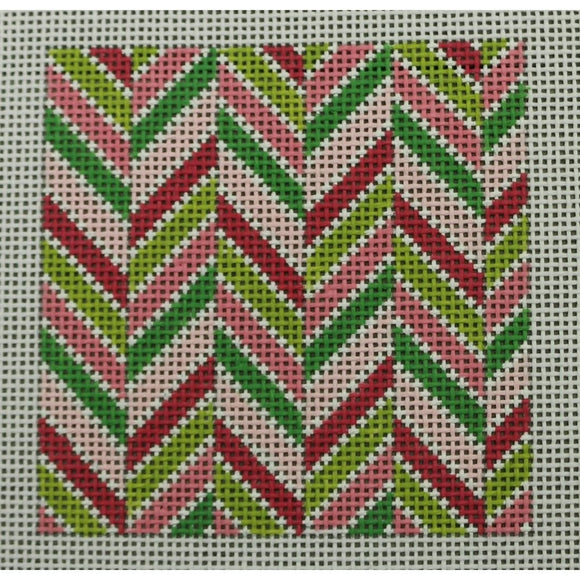 Chevron, Pink & Green