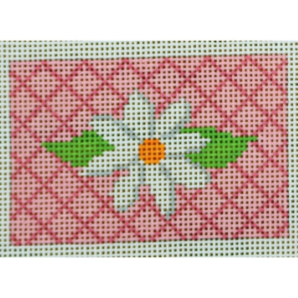 White Flower, Pink Lattice