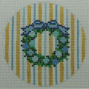 Wreath, Blues, Stripes