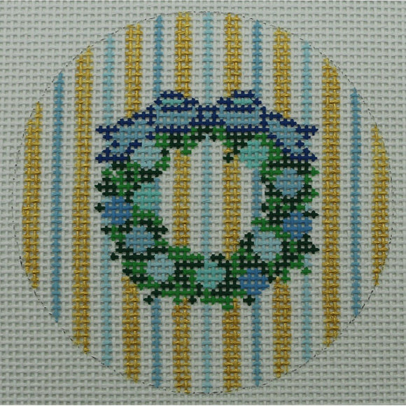 Wreath, Blues, Stripes