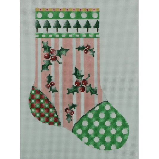 Holly Christmas Stocking