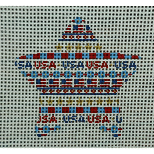 US Sampler Patriotic Star