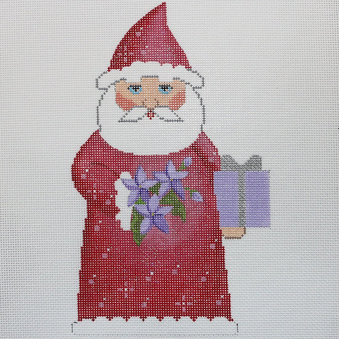 July Santa w/ Present