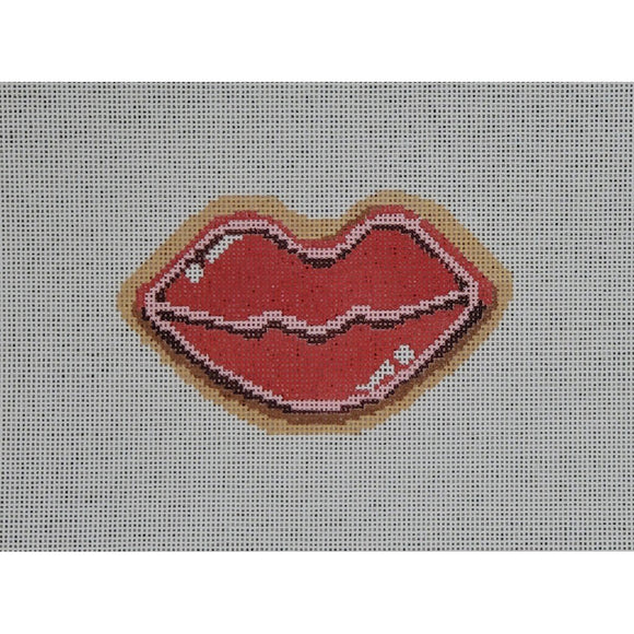 Lips Cookie w/Stitch Guide