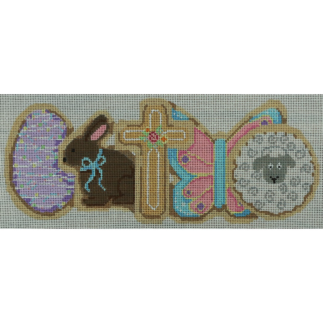 Easter Cross Cookies Row