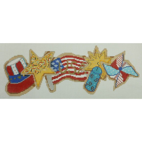 4th of July Cookies Row