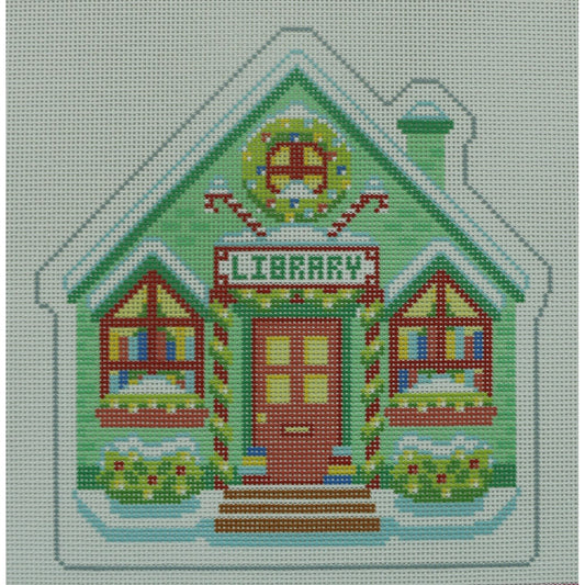 Library Christmas Village