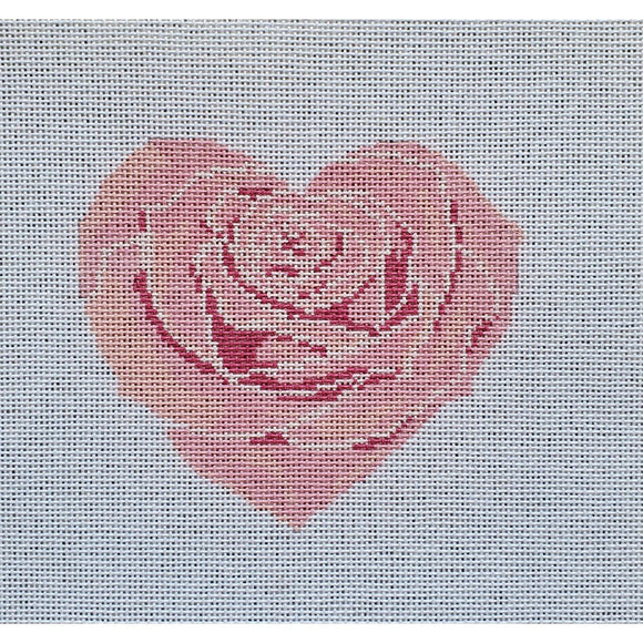 Rose Heart large-pink