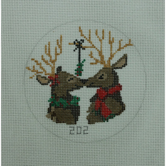 Kissing Reindeer