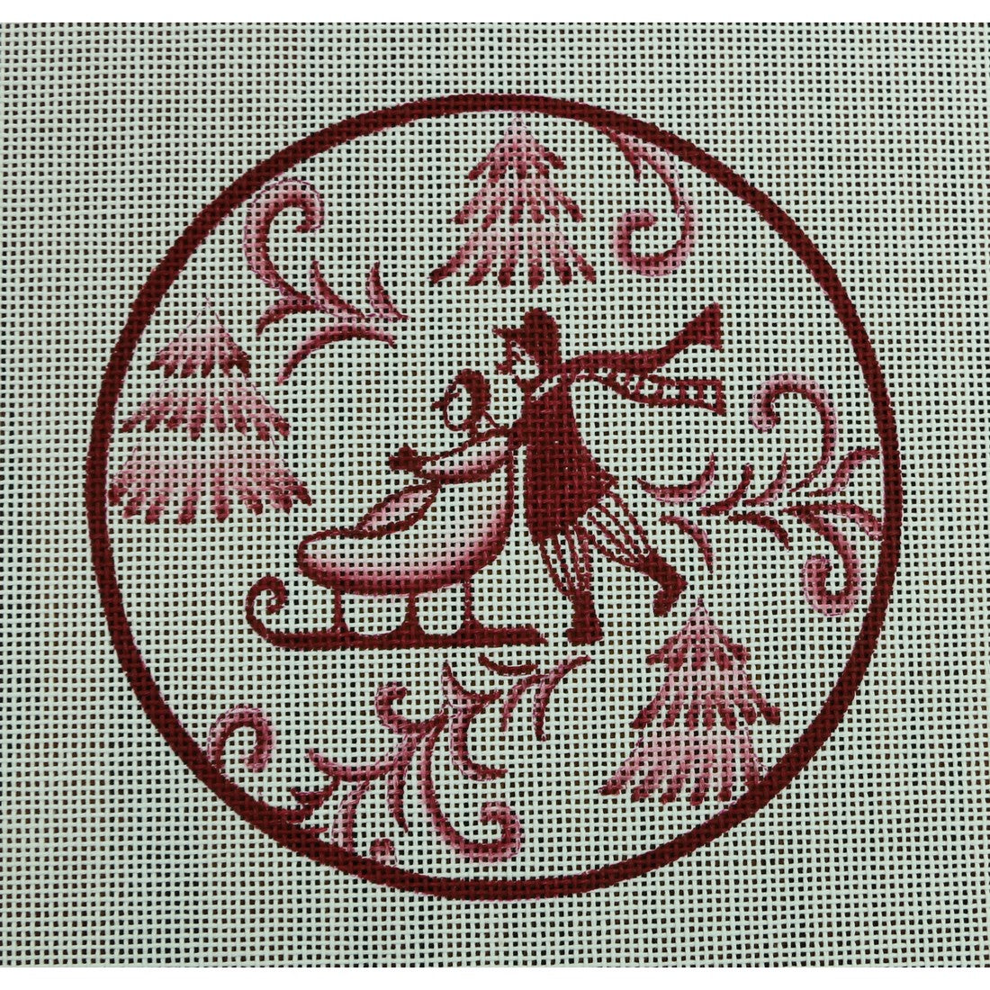 Toile Couple Red Sled