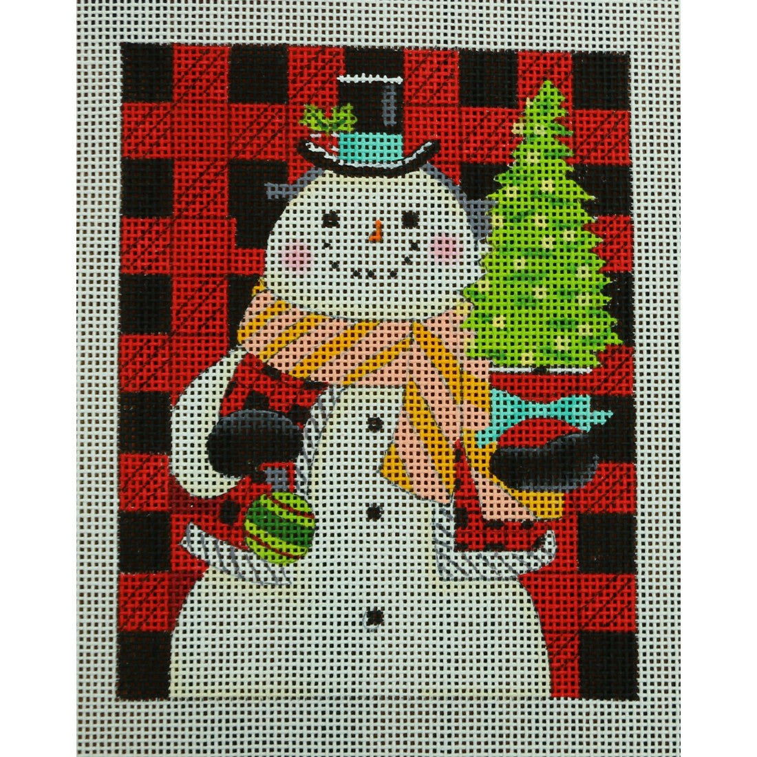 Plaid Snowman