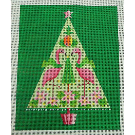Flamingo Christmas Tree