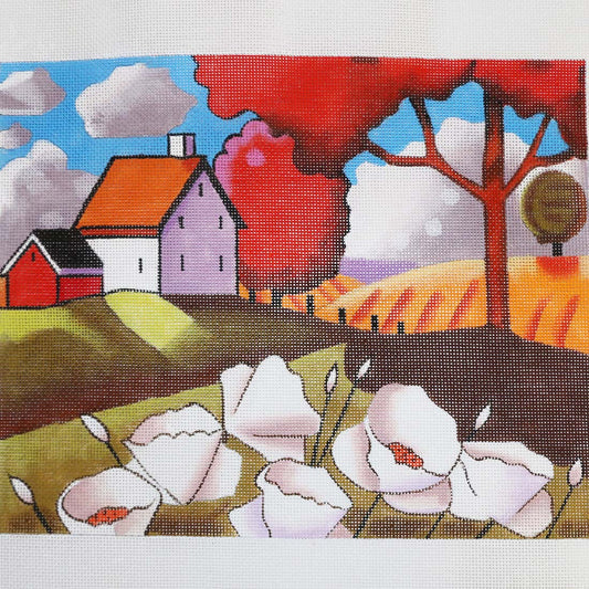 White Blooms & Field