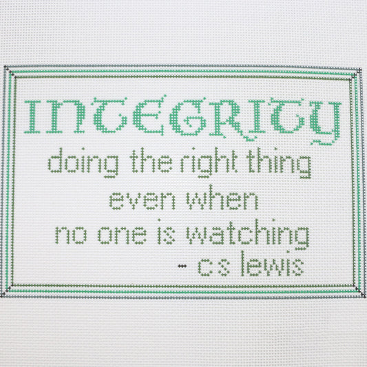 Integrity...Watching