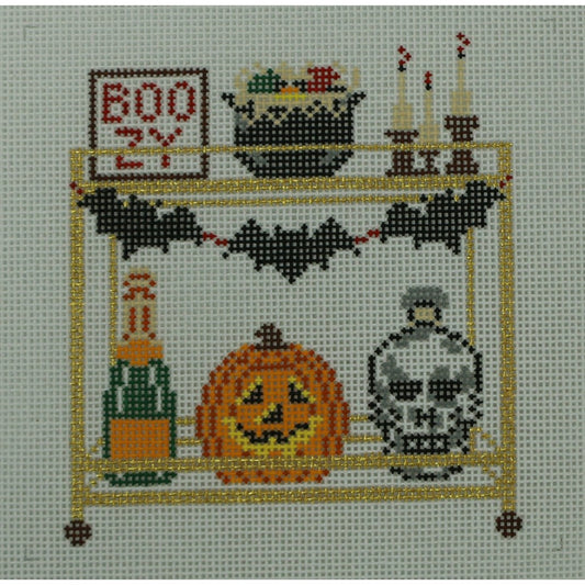 Halloween Bar Cart