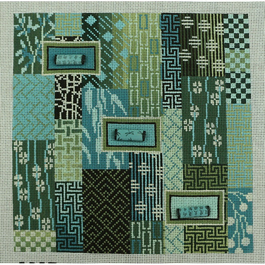 Asian Green on Green