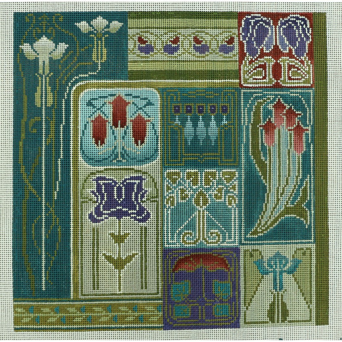 Art Nouveau Tiles 2, 13 mesh