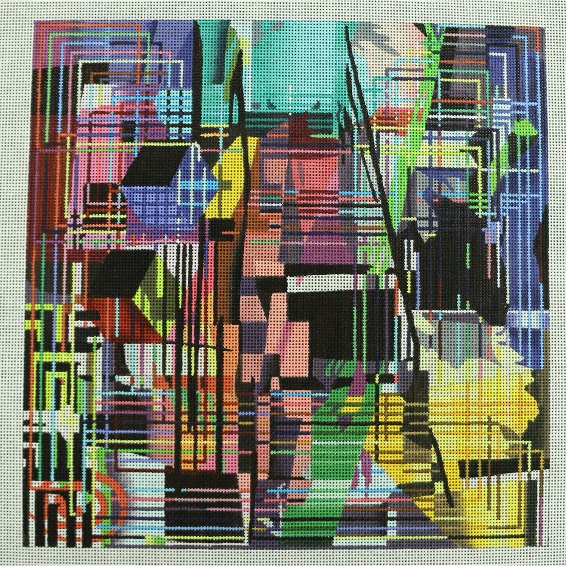 Bursts of Color, 13 mesh