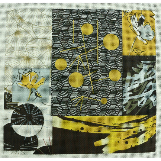 Asian in Yellow, 13 mesh