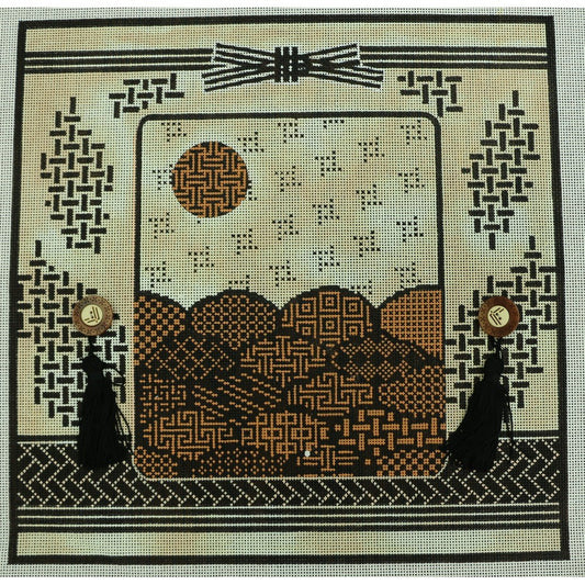 Asian in Brown, 13 mesh