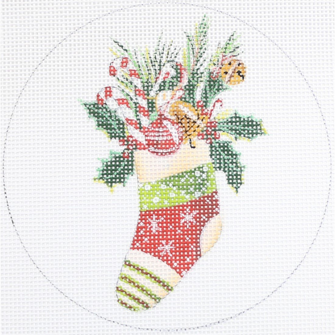 Christmas Stocking on White