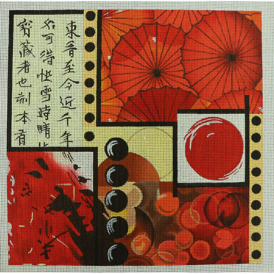 Asian in Reds, 13 mesh